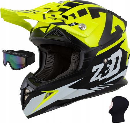 Kask motocyklowy Zed Zed X.1 Cross Gogle Kominiarka - Opinie