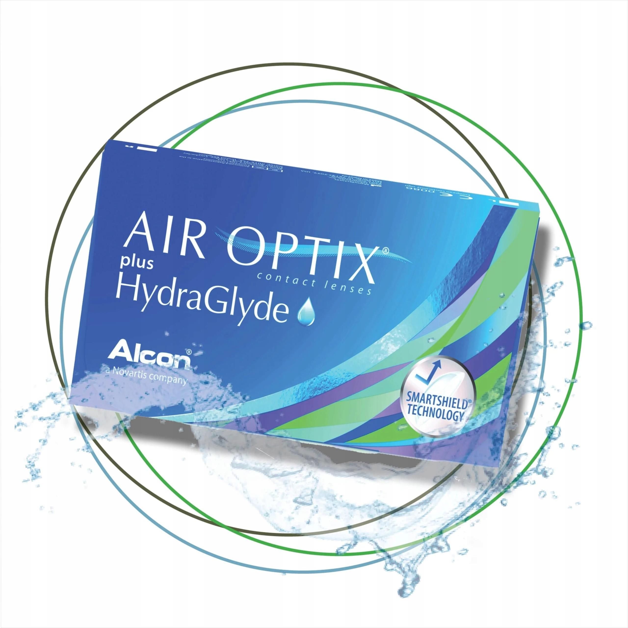 Soczewki ALCON AIR OPTIX PLUS HYDRAGLYDE 12SZT SOCZEWKI MOC -1,5 ...
