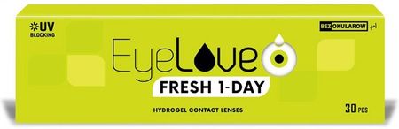 EYELOVE SOCZEWKI JEDNODNIOWE  FRESH 1-DAY 30 SZTUK EYELOVEFRESH30