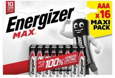 ENERGIZER BATERIE MAX AAA 16 SZT. | DARMOWY TRANSPORT! ® KUP TERAZ