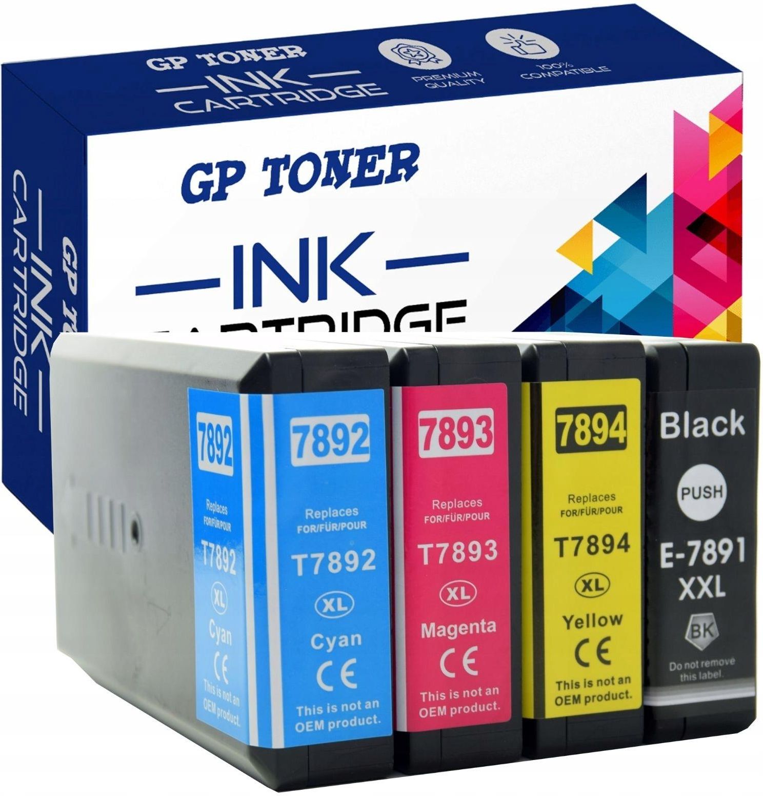 Tusz Gp Toner Top 4x Tusze Do Epson Workforce Pro Wf 5620 5110 5190 Do Drukarki Opinie I 9384