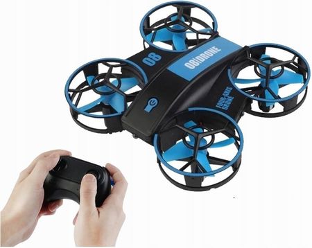 Mini dron utrzymanie wysokości osłonięte śmigła RH821 niebieski