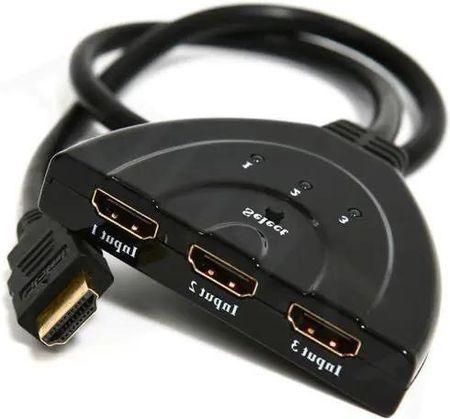 GEMBIRD PRZEŁĄCZNIK HDMI 3PORTY CZARNY (DSWHDMI35)