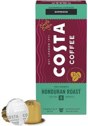 Costa Coffee W Kapsułkach Honduras Roast Espresso Kompatybilne Z Ekspresami Nespresso 10szt.