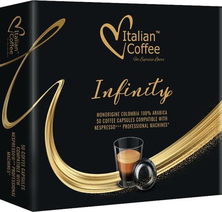 Italian Coffee Infinity Nespresso Professional  50kaps.
