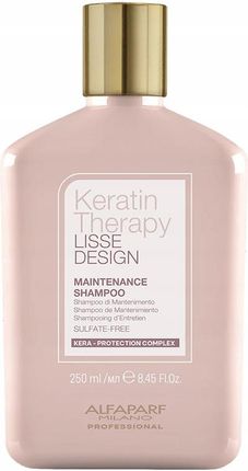 Alfaparf Milano Keratin Therapy Lisse Design Delikatny Szampon Do Nabłyszczania I Zmiękczania Włosów 250 ml