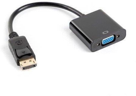 Lanberg Adapter DisplayPort (M) -> VGA 15 pin (F) czarny na kablu