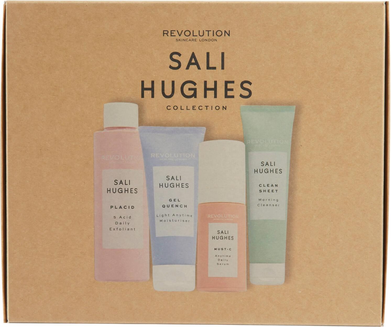 Gel Hydratant Revolution Skincare X Sali Hughes – Aloe Vera, 60 Ml X 2, FPS 3