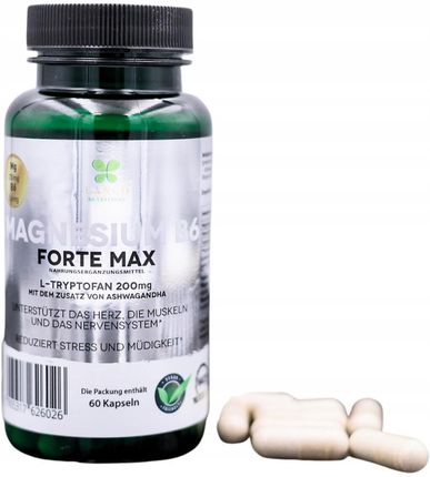 Lanco Nutritions Magnez B6 Forte Max 250Mg + L-Tryptofan 200Mg 60Kaps