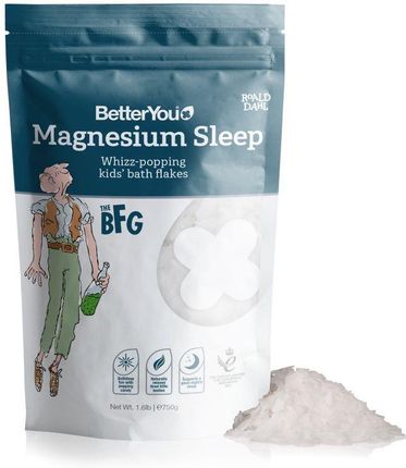 Betteryou Magnesium Sleep Kids' Bath Flakes Płatki Magnezowe Do Kąpieli Dla Dzieci Na Dobry Sen 750g