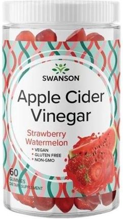 Swanson Apple Cider Vinegar truskawka-arbuz 60żelek