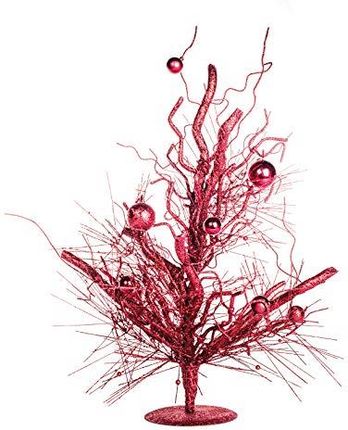 Eurocinsa Ref. 28223 Drzewko Świąteczne Czerwone Drzewo Polyspan 1 Pudełko Tworzywo Sztuczne Polispan 65X64 Cm B081Qx82Kp