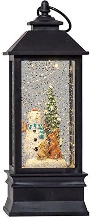 Eglo Latarnia Bożonarodzeniowa Led Z Wysięgnikiem Śniegu Podświetlana Kula Śnieżna W Stylu Vintage Bałwanem Dekoracja Okienna Na Boże Narodzenie B09Kl