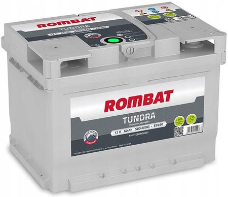 Akumulator Rombat 12V 60Ah 580A Eb260