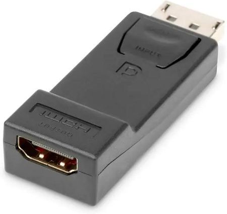 DIGITUS ADAPTER DISPLAYPORT 1080P 60HZ FHD TYP DP/HDMI A M/Ż CZARNY CZARNY (AK340602000S)