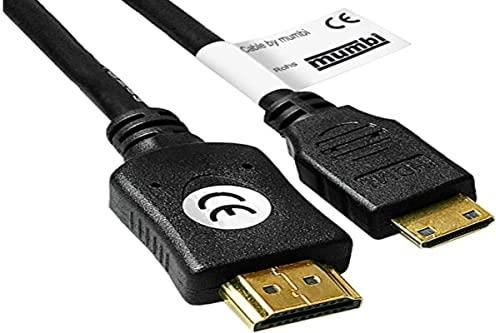 Cable Mumbi HDMI A Mini HDMI 1.5m Full HD 3D (Tipo C Macho A Tipo A Macho)