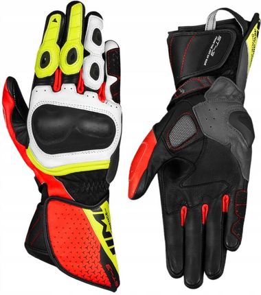 Rękawice motocyklowe Shima St-3 Fluo Skórzane Sportowe - Opinie i