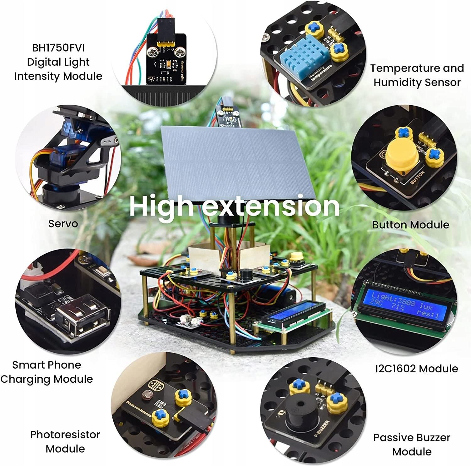 Mikrokontroler ARDUINO ARDUINO SMART SOLARNY ZESTAW DO ŚLEDZENIA ...