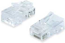 EQUIP  ADAPTER ZŁĄCZE WTYKOWE KABEL OKRĄGŁY C5E RJ45 100 5 SZT. / ZESTAW  ()