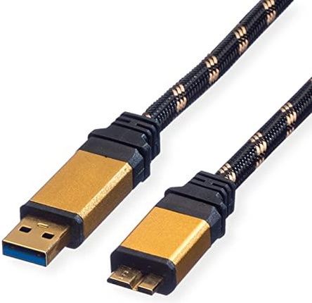 ROLINE  GOLD KABEL USB 3.0 SUPERSPEED | TYP A - MICRO B | 2 M  ()