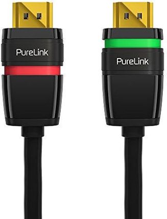 PURELINK  ULS1005-010 KABEL HDMI ETHERNET BEZHALOGENOWY Z ZAMKNIĘCIEM ZABEZPIECZAJĄCYM, KOMPATYBILNY Z HDMI 2.0, ROZDZIELCZOŚĆ ULTRAHD DO 4096X2304 PI