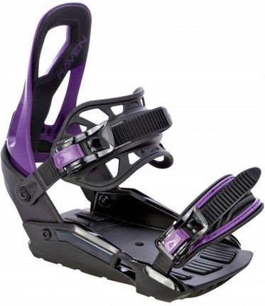 Raven Wiązania Snowboardowe S230 Black/Violet 2023