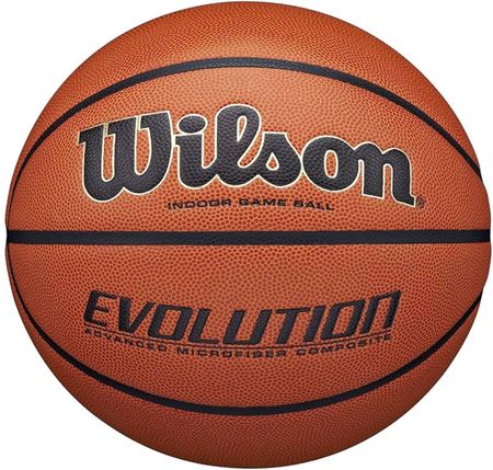 Wilson Evolution Indoor Game Ball Wtb0516Xbemea Unisex Piłki Do Koszykówki Pomarańczowe