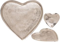 Zdjęcie Out Of The Blue Misa Ozdobna Serce Srebrna 15 5X15X2 Cm - Reszel