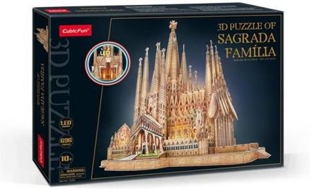 Dante Puzzle 3D Sagrada Familia Led L530H Cubic Fun 20530 (306-20530)
