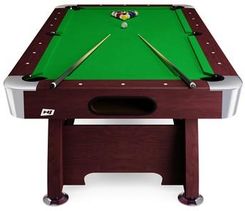 Zdjęcie Hop-Sport Stół Bilardowy Spływowy Vip Extra 7 Ft Wiśnia Zielony Z Nakładką Ping-Pong Cymbergaj (VE1537) - Krosno Odrzańskie