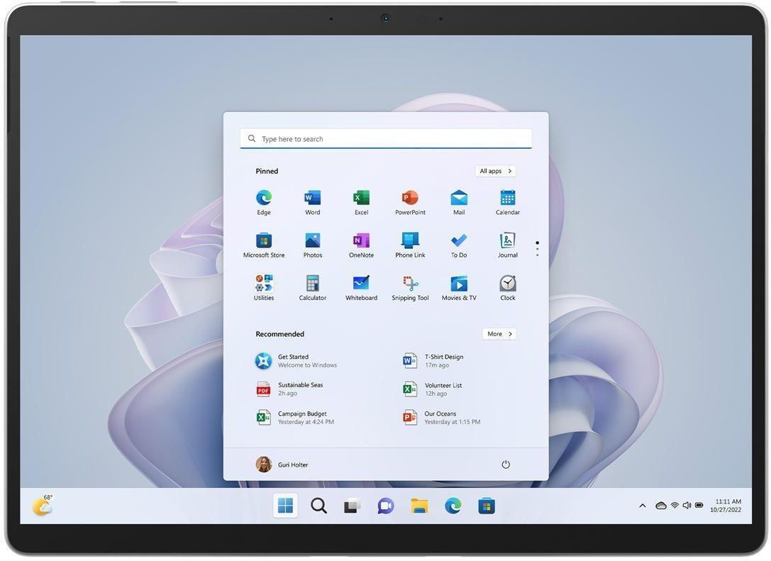 Surface Pro 9 i7 16G/512G 本体 Laptop Microsoft Surface Pro 9 13/i7/16GB/512GB/W11P Srebrny