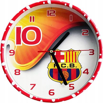 Zegar Ścienny Dla Kibica Fc Barcelona Dla Dzieci