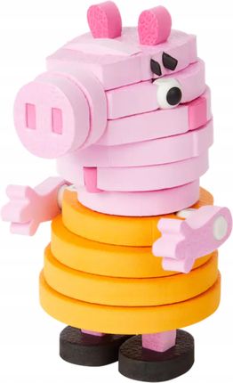 Sambro Puzzle Piankowe 3D Świnka Peppa Pig 41El.