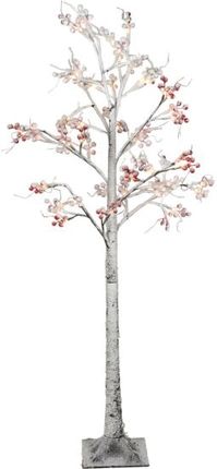 Koopman International B.V. Drzewko Śnieżone Na Pniu 150 Cm Z Oświetleniem 72 Led Barwa Ciepła Biała 8720573028844