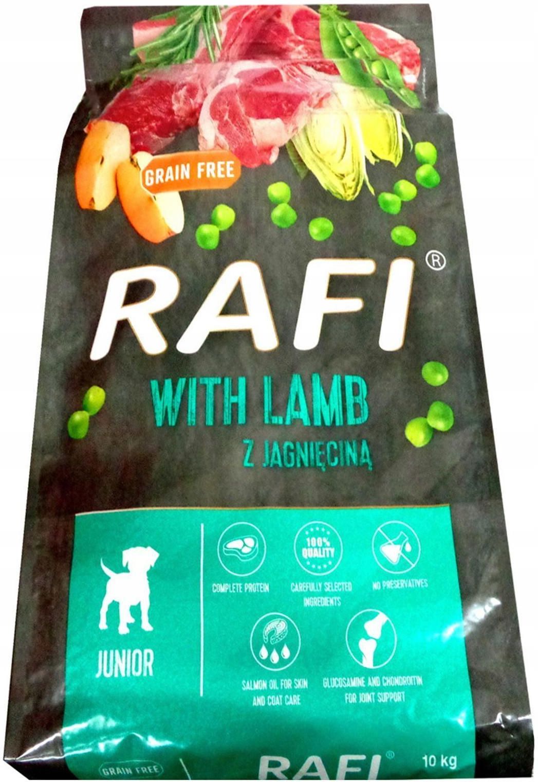 Karma Rafi Junior Jagnięcina Witaminy Minerały Szczeniak 3Kg - Ceny i ...