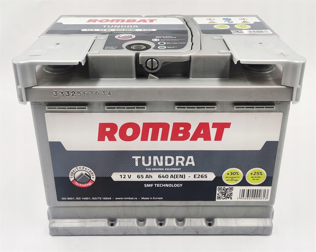 Akumulator Rombat Tundra 12V 65Ah 640A L2 E265 - Opinie i ceny na Ceneo.pl