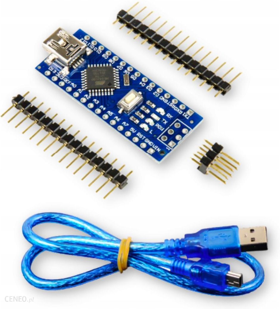 Mikrokontroler Mikrobot Arduino Nano V30 Atmega328p Klon Ch340 Z Kablem Opinie I Ceny Na Ceneopl 4336