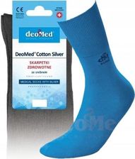 Zdjęcie Deomed Skarpety Zdrowotne Cotton Silver 35-38 Nieb - Białystok