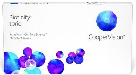 Cooper Vision Soczewki Biofinity Toric 3Szt. -1,75/-1,75/030