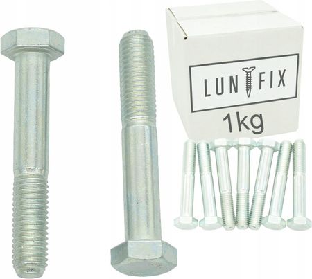 Lunfix Lunfix M16x100 Śruba Metryczna Ocynk Kl.8.8 Din931- 1 kg S00050