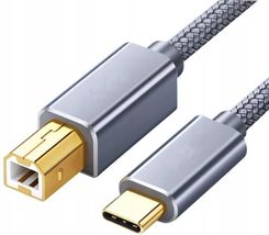 Kabel Usb C do Drukarki Usb typ C Usb B 3m QGeeM
