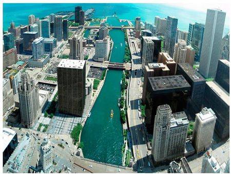 (top) Fototapeta Architektura miejska Chicago 350X270