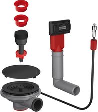 Zdjęcie Franke Zestaw odpływowy Color Line z korkiem automatycznym 1 komora Czarny mat 112.0658.446 - Zamość