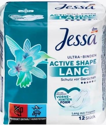 Jessa Active Shape Lang Podpaski 12 Sztuk