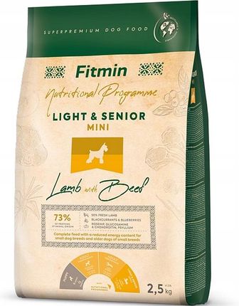 Fitmin Lamb With Beef Mini Light Senior 2,5Kg