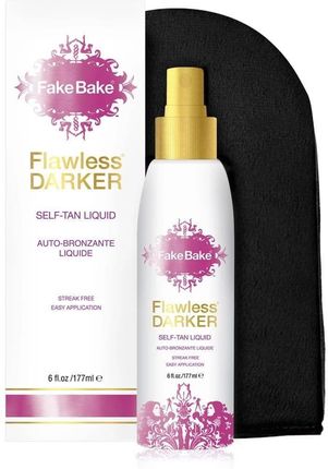 Fake Bake Flawless Darker Self-Tan Liquid samoopalacz w płynie 177ml + rękawica  
