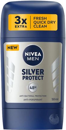 Nivea Men Silver Protect antyperspirant w sztyfcie 50ml  