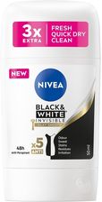 Nivea Black&White Invisible Silky Smooth antyperspirant w sztyfcie 50ml  