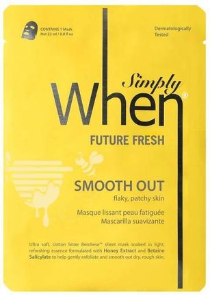 Simply When Future Fresh Smooth Out Sheet Masks wygładzająca maska do twarzy 23ml  