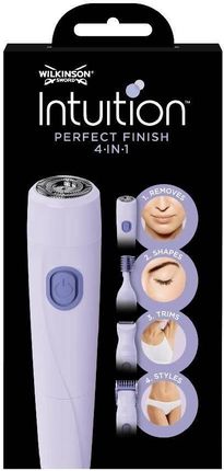 Wilkinson Intuition 4in1 Perfect Finish maszynka do golenia twarzy i ciała dla kobiet z czterema wymiennymi nakładkami  